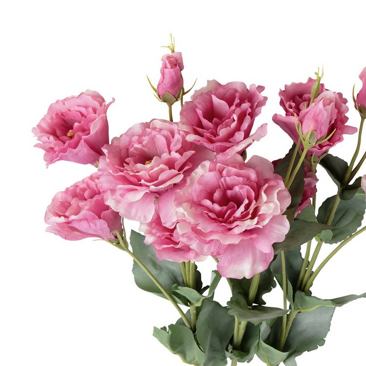 Argos Home artificial pink Eustoma stems 54cm, imported from the UK