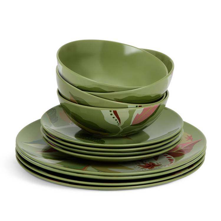 Habitat Berries 12-piece dinner set - British product