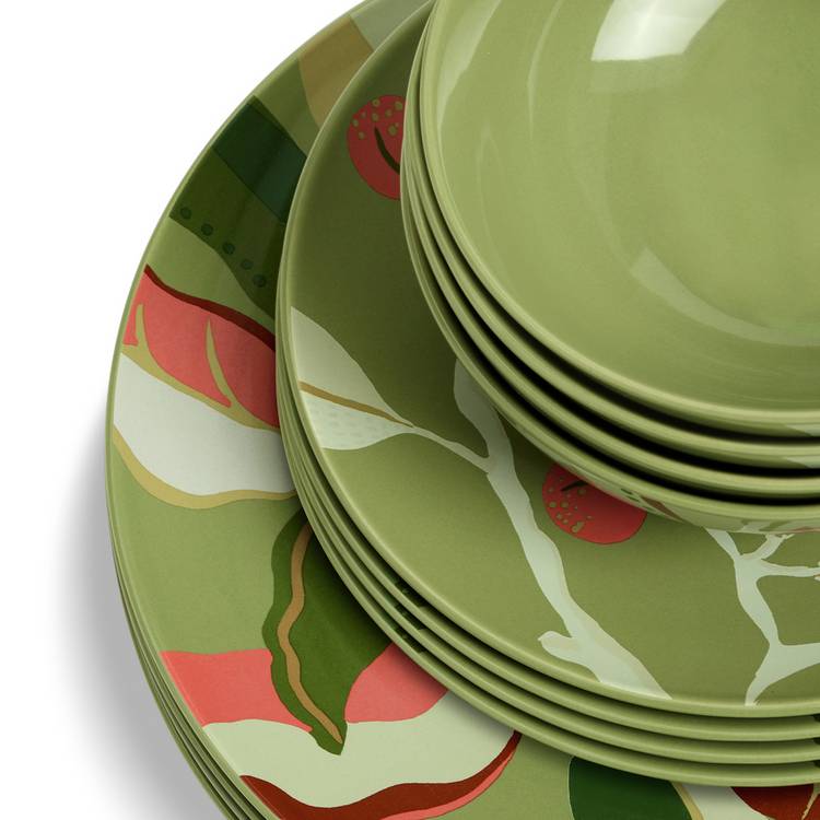 Habitat Berries 12-piece dinner set - British product