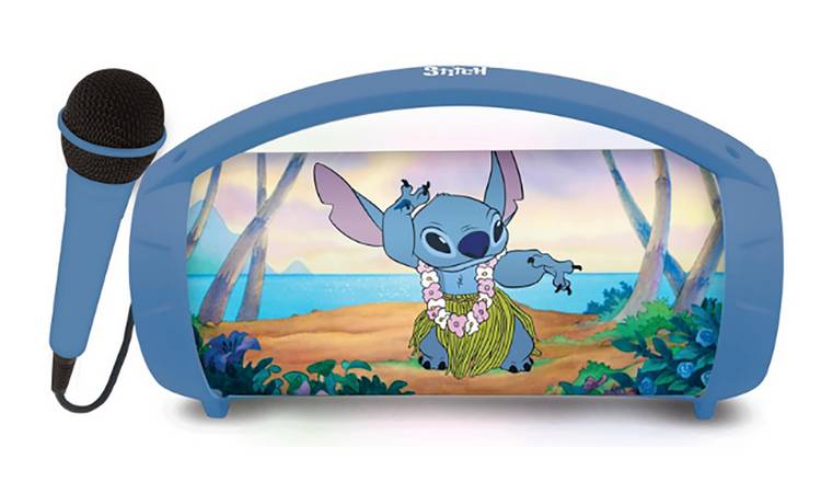 Disney Stitch Lexibook Bluetooth karaoke speaker with microphone, UK version