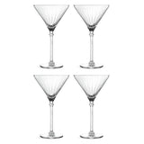 Habitat Optic martini glasses set of 4, imported from the UK
