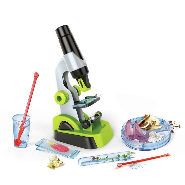 Clementoni My First Microscope toy 25cm tall with 150x magnification (British brand)