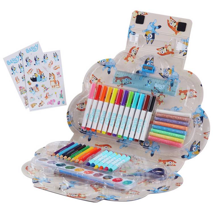 Bluey Art Compendium 50-piece craft set, UK version