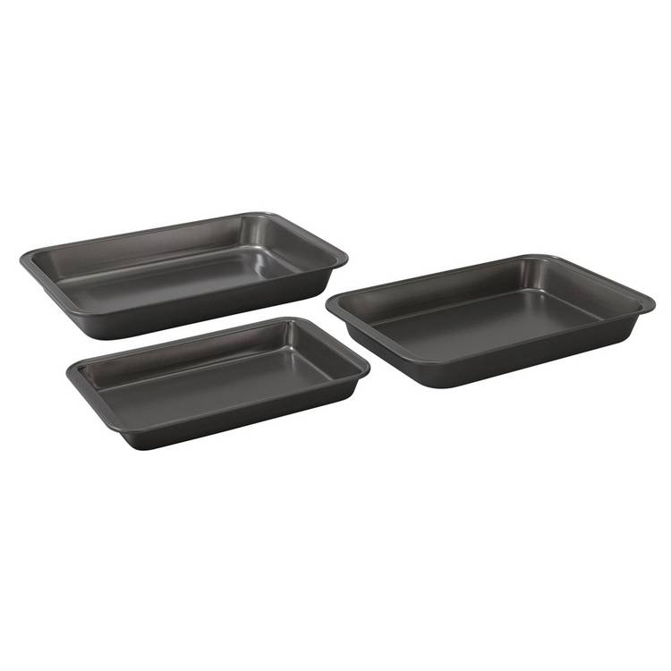 Argos Home non stick roaster set 3 piece carbon steel (British brand)