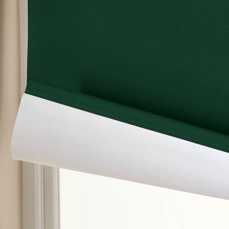 Habitat blackout forest green roller blind 60cm, imported from the UK