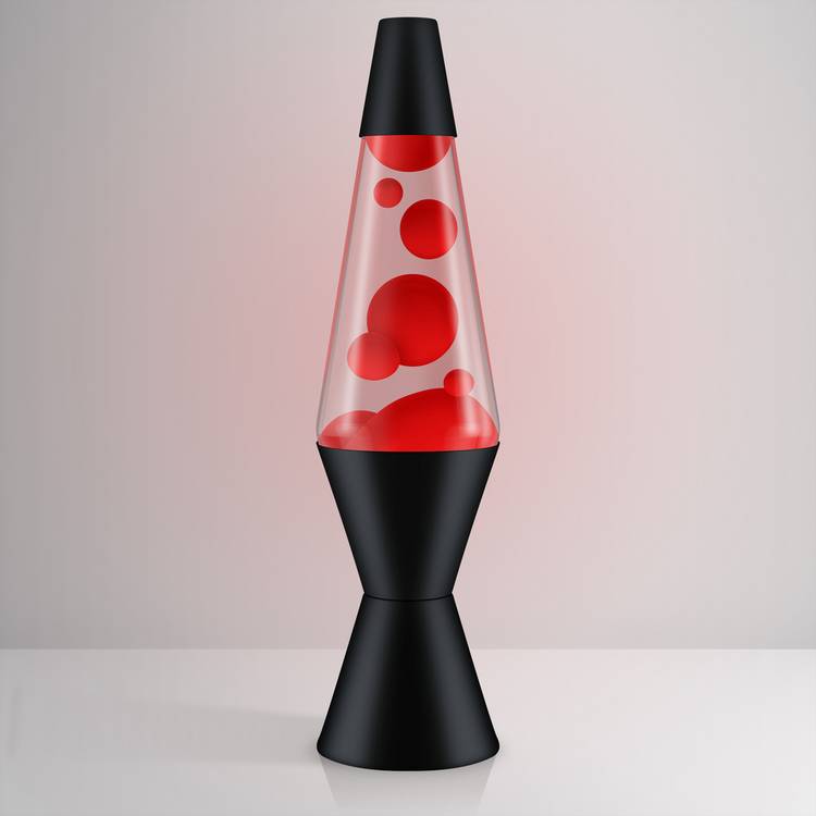 Red lava lamp 14.5in - British product