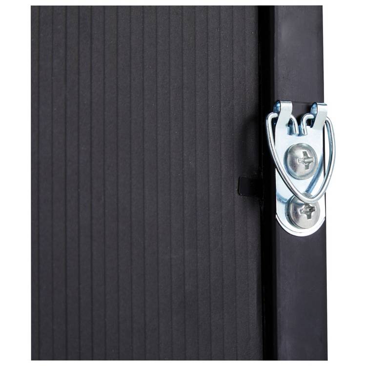 Home Essentials black square mirror 55x55cm, imported from the UK