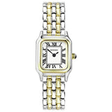 Sekonda Monica ladies white dial two tone bracelet watch (British brand)