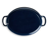 Habitat oval cast iron casserole dish 4.7L navy, UK version