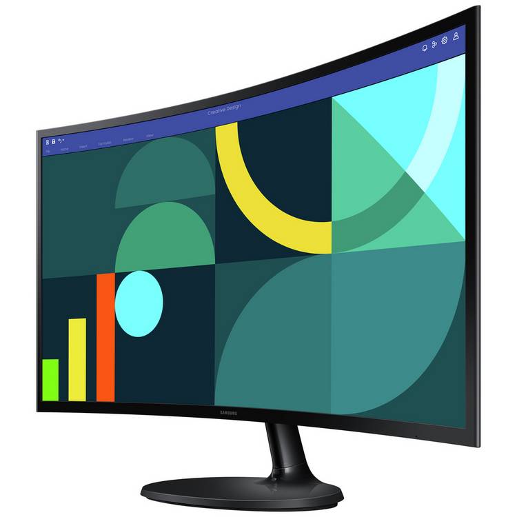 Samsung 27-inch curved FHD monitor - British product