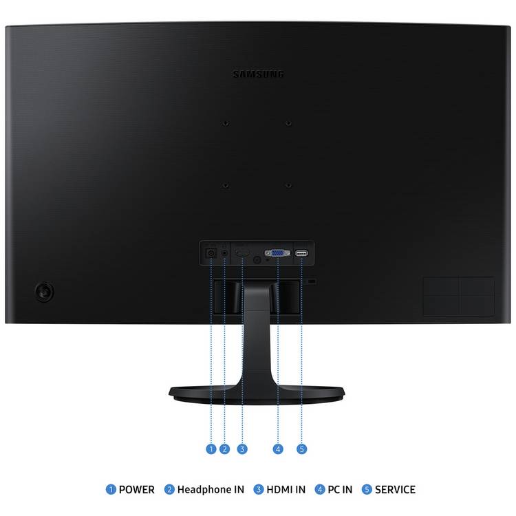 Samsung 27-inch curved FHD monitor - British product
