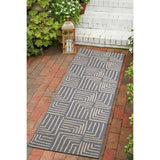 Argos Homemaker Polypropylene Blue Rectangle Runner 67 x 200cm- Buy online at McGrocer