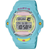 Casio Baby-G blue digital watch resin strap (British brand)