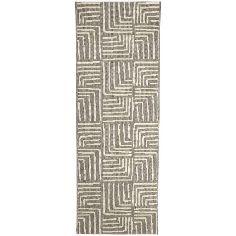 Homemaker polypropylene grey runner 67x200cm - British product