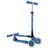 Globber Expert Foldable 3 Wheel Scooter Blue, UK version