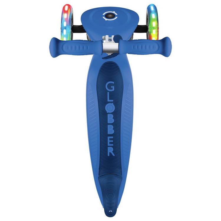 Globber Expert Foldable 3 Wheel Scooter Blue, UK version