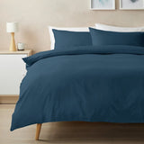 Home Essentials Soft Touch Navy Bedding Set single - British product