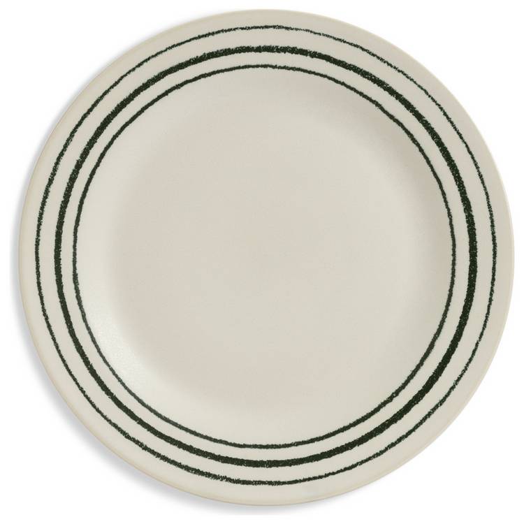 Habitat stoneware dinner set matte cream 12 piece (British brand)