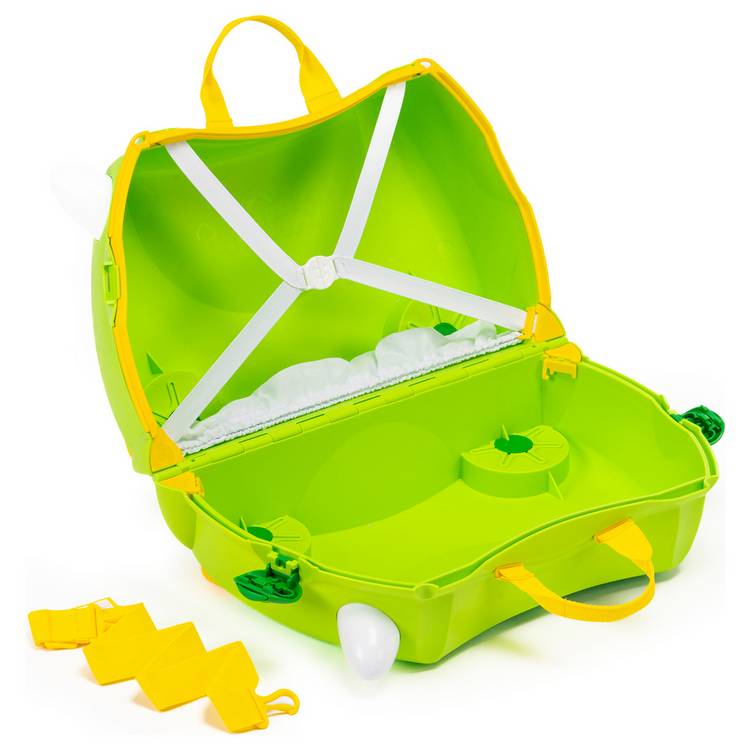 Trunki Dudley Dinosaur ride-on suitcase 18 litre, imported from the UK