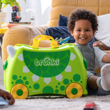 Trunki Dudley Dinosaur ride-on suitcase 18 litre, imported from the UK
