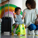 Trunki Dudley Dinosaur ride-on suitcase 18 litre, imported from the UK