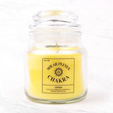 Myga Seven Chakra Candles Solar Plexus 250g, imported from the UK