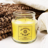 Myga Seven Chakra Candles Solar Plexus 250g, imported from the UK