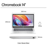 HP Chromebook 14 Intel N100 8GB 128GB - British product