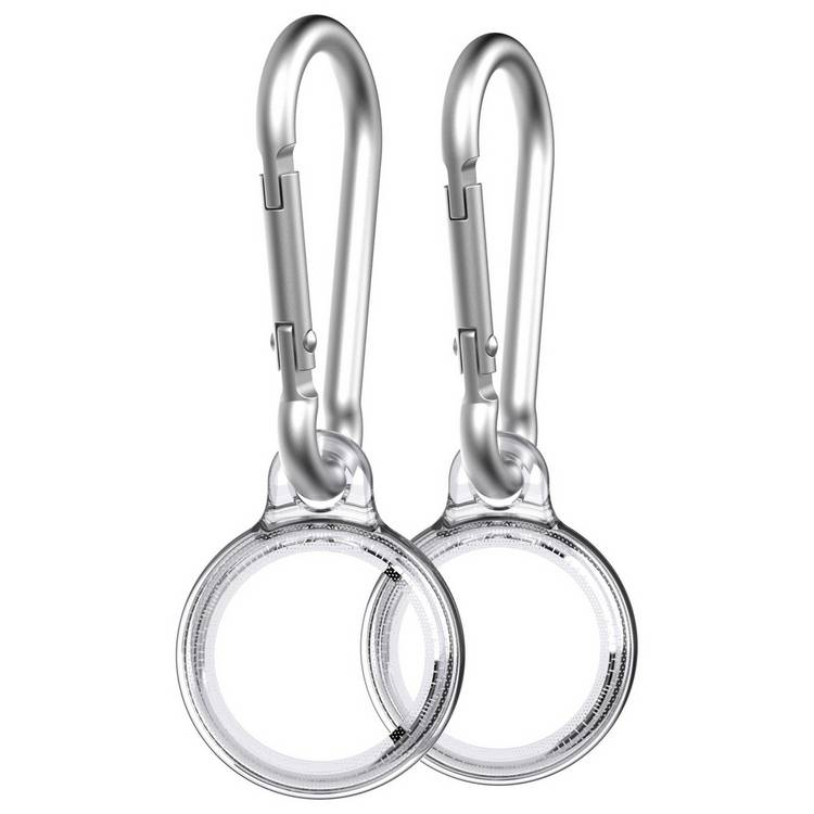 Tech21 Evo Clear case for Apple AirTag 2-pack, UK version