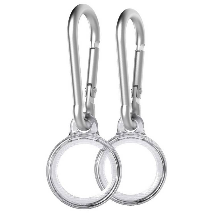 Tech21 Evo Clear case for Apple AirTag 2-pack, UK version