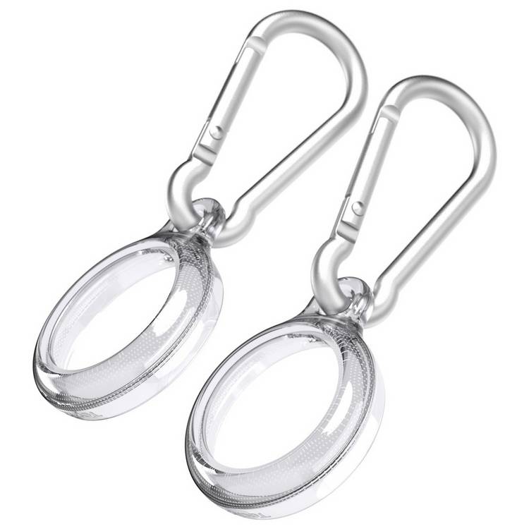 Tech21 Evo Clear case for Apple AirTag 2-pack, UK version