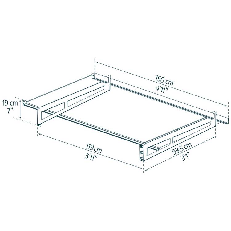 Palram Canopia Bremen awning 1500mm (British brand)