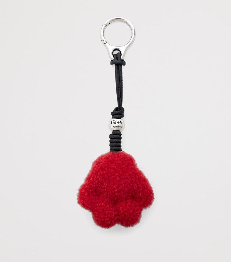 LOEWE paw charm leather accessory (British brand)