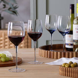 Argos Habitat Set of 4 Blue Gradient Stem Wine Glasses- Buy online at McGrocer