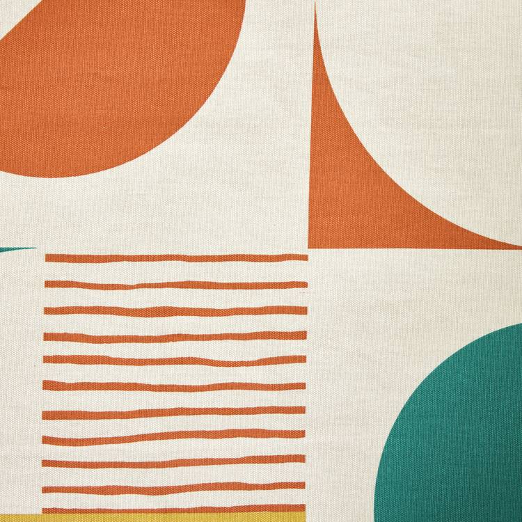Habitat Geo wipe clean tablecloth multicoloured, imported from the UK