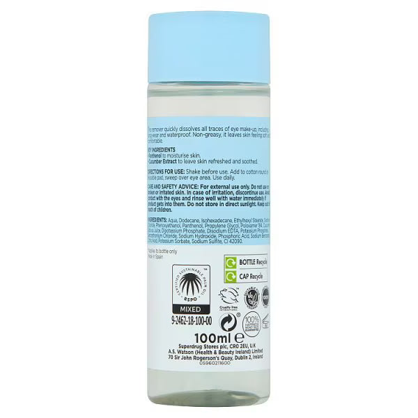 B. Eye makeup remover liquid 100ml - British product