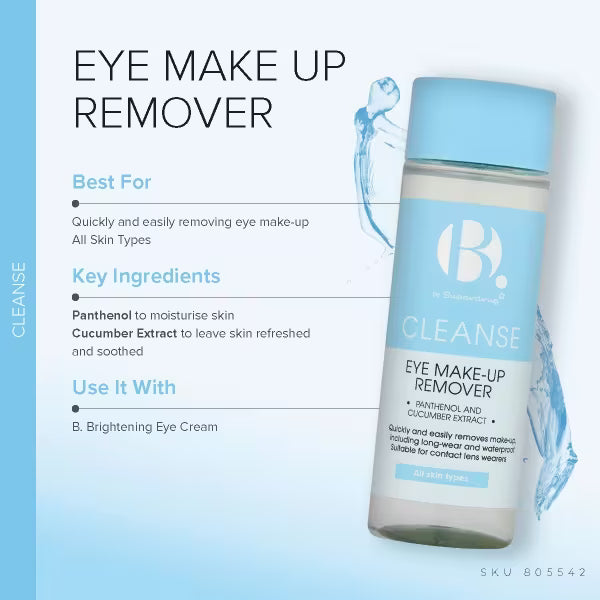 B. Eye makeup remover liquid 100ml - British product