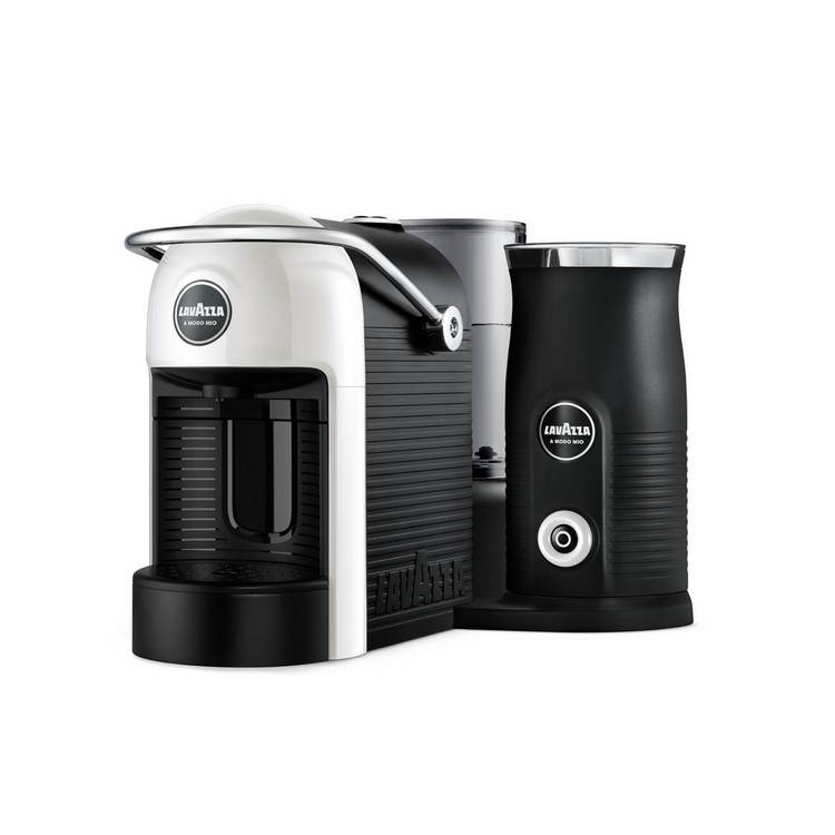 Lavazza Jolie & Milk Evo pod coffee machine white (British brand)