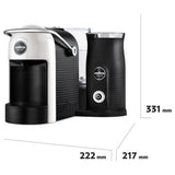 Lavazza Jolie & Milk Evo pod coffee machine white (British brand)