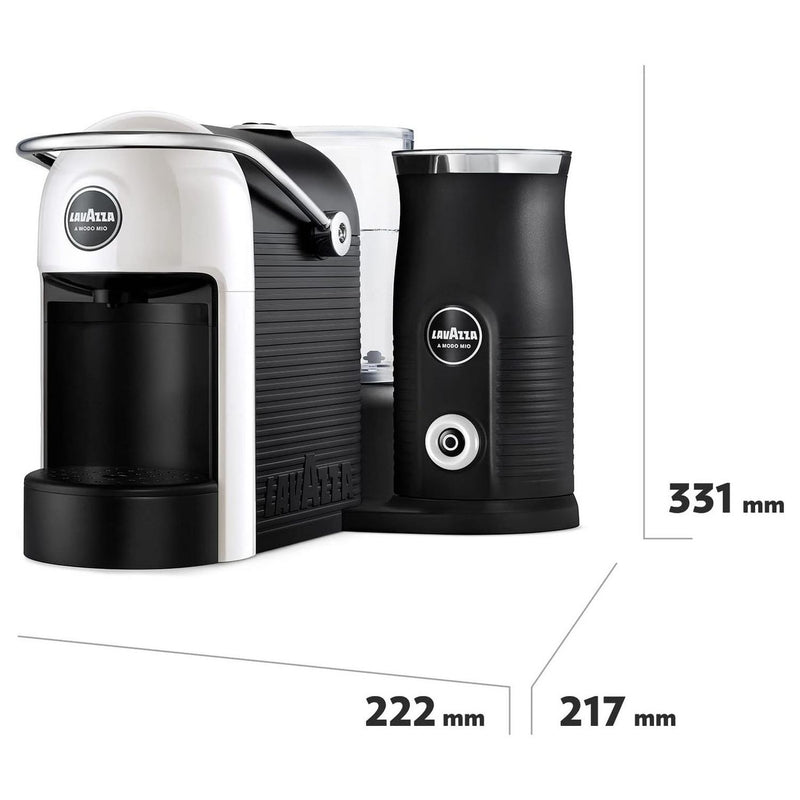 Lavazza Jolie & Milk Evo pod coffee machine white (British brand)
