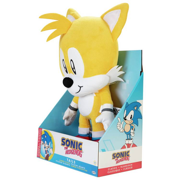 Sega Sonic Tails jumbo plush toy 18 inch (British brand)