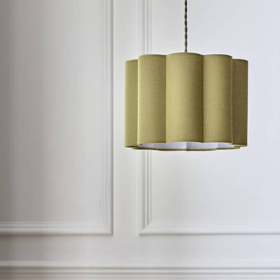 Argos Habitat Pleat Olive Easy Fit Lampshade - 30cm- Buy online at McGrocer