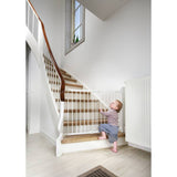 BabyDan Super Flexi Fit safety gate white finish, imported from the UK