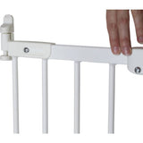 BabyDan Super Flexi Fit safety gate white finish, imported from the UK