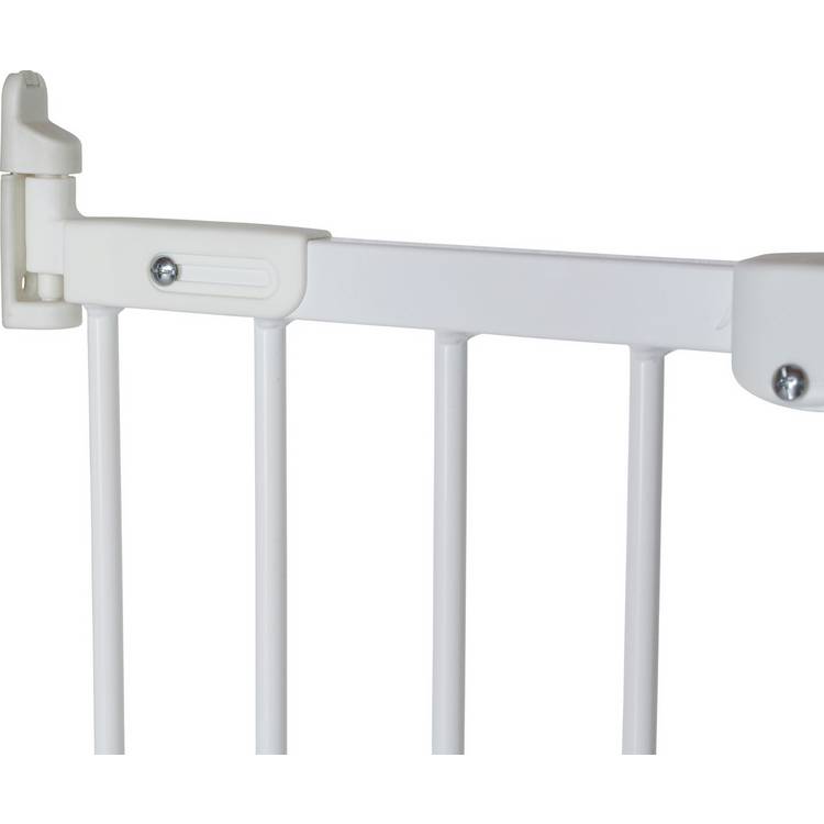 BabyDan Super Flexi Fit safety gate white finish, imported from the UK
