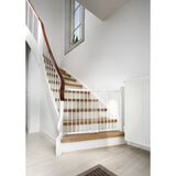 BabyDan Super Flexi Fit safety gate white finish, imported from the UK
