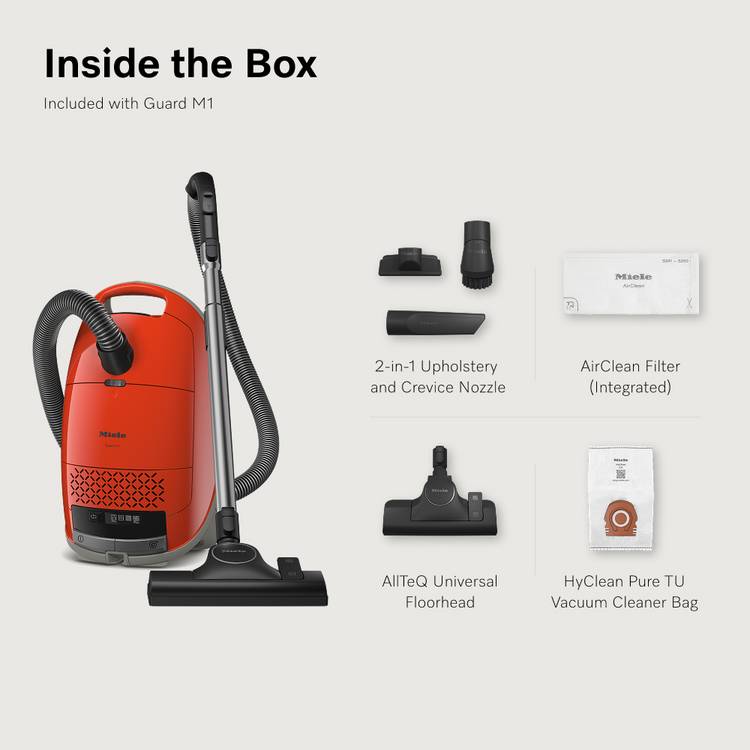 Miele Guard M1 bagged cylinder corded vacuum - British product