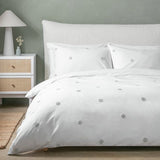 Argos Home tufted polka dot single bedding set, imported from the UK