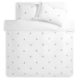 Argos Home tufted polka dot single bedding set, imported from the UK