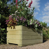 Rowlinson Marberry rectangular planter 135L, imported from the UK